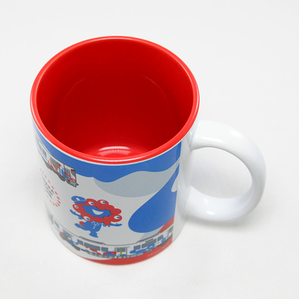 完売品  ラスト１点 大阪・関西万博ミャクミャク✕環状線 マグカップ 関西万博 EXPO2025 ミャクミャク 大阪環状線 マグカップ 匿名